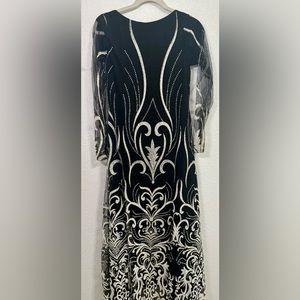 Black Sequin Maxi Dress